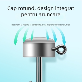 Chuangxin Lead Hook for Lure Soft Bait, Barbed Fishhook for Ocean Beach Fishing