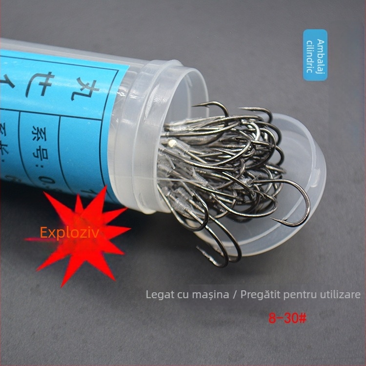 Cârlig Maru, cu dinți, singur cârlig, mărimi 8-30, pentru pescuit marin la barcă