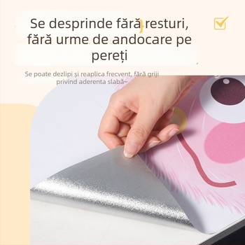 Tapet autoadeziv impermeabil pentru sufragerie, folie PVC cu bază adezivă, decor de desene animate pentru copii, stil modern minimalist