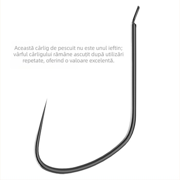 Cărlige pentru crap fără cârlige, la un pret en-gros, aliaj de oțel cu carbon, numerele 3–11, pentru pescuit în râu, lac, rezervor, owned