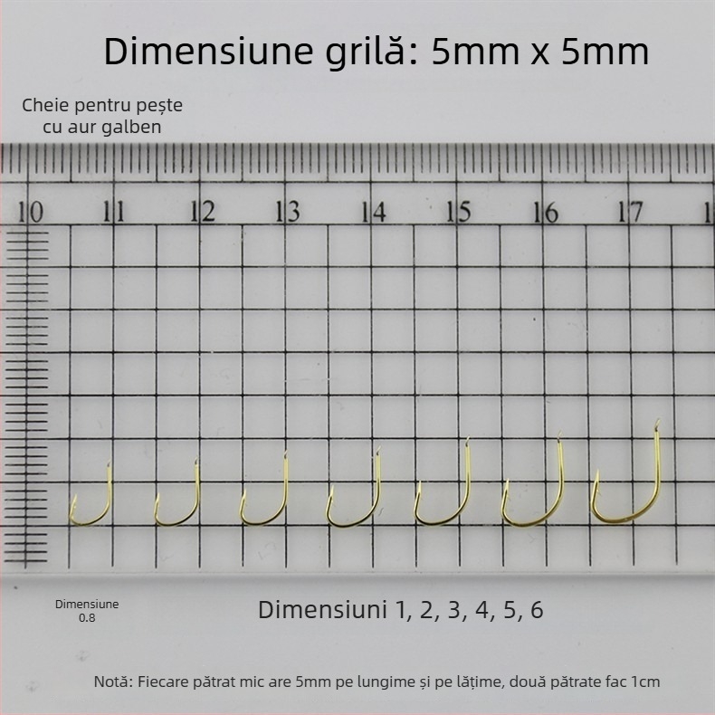 Cârlig de pescuit cu vârf spinos, mărime 5, pachet 2000, Guole Echipament de Pescuit