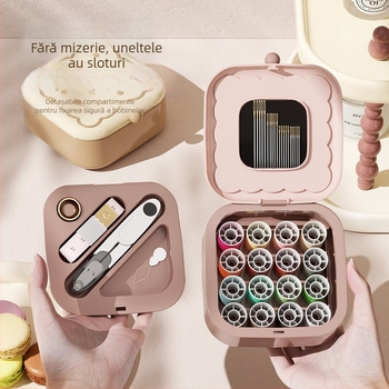 Kit de cusut – pentru uz casnic, practic, lucrat manual, portabil, set mini magnetic; Brand Youqin; Model F997T7M97J6665; Cantitate în cutie: 54; Greutate brută: 290 g