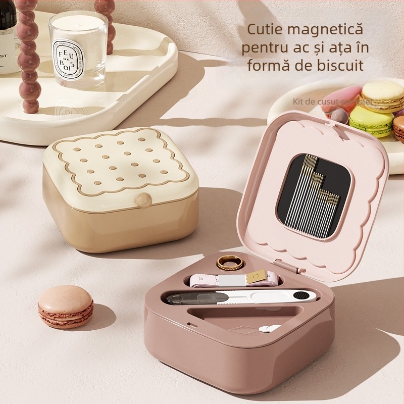 Kit de cusut – pentru uz casnic, practic, lucrat manual, portabil, set mini magnetic; Brand Youqin; Model F997T7M97J6665; Cantitate în cutie: 54; Greutate brută: 290 g