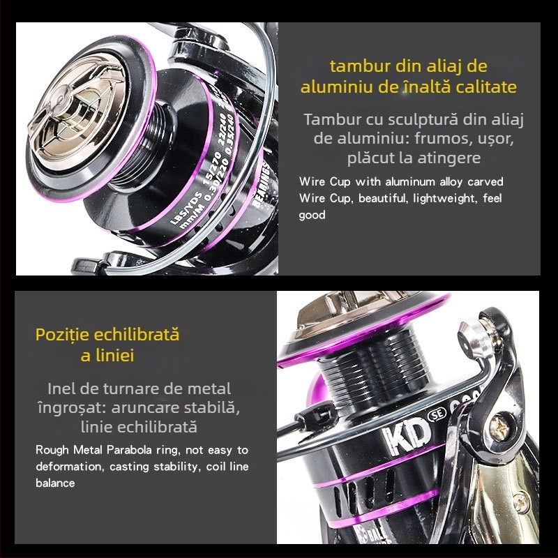 Mulinetă de pescuit Spinning, JIANING, proveniență Zhejiang, 40 bucăți