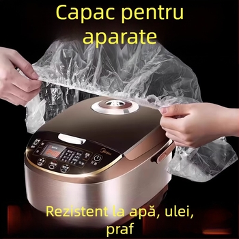 Acoperiri de praf pentru electrocasnice, din PE, transparente, 10 buc, codul produsului 4206