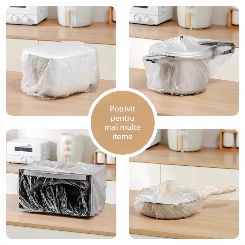 Acoperiri de praf pentru electrocasnice, din PE, transparente, 10 buc, codul produsului 4206