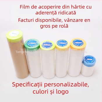 Folie de protecție anti-praf de unică folosință, cu hârtie japoneză de protecție, pentru protecția la vopsire și amenajare auto și mobilier, personalizabilă