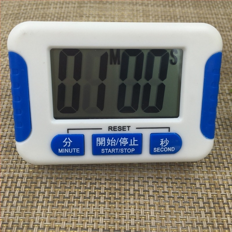 Cronometru de bucătărie electronic cu afișaj LCD, alarmă, alimentare cu baterie, mișcare electronică