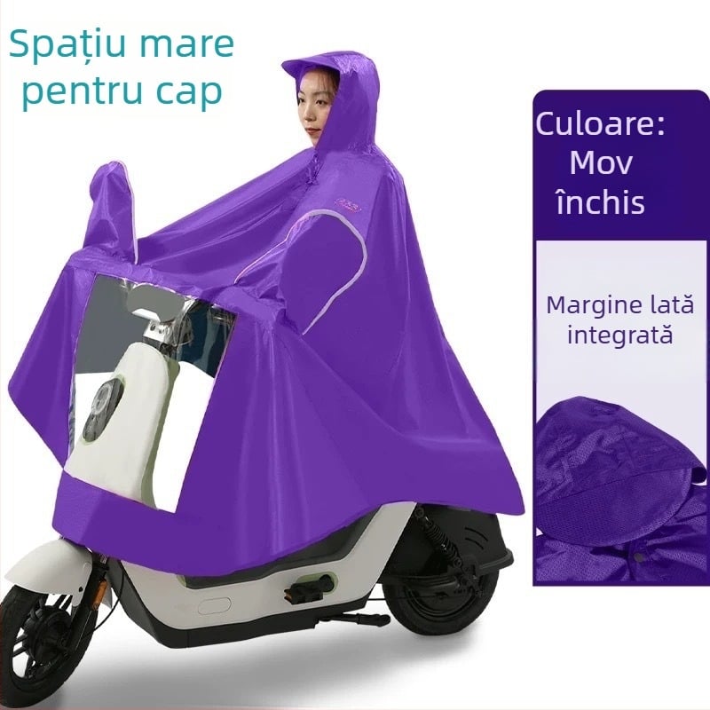 Poncă pentru vehicul electric J130, bumbac Oxford gros, imprimare siglă, personalizare disponibilă