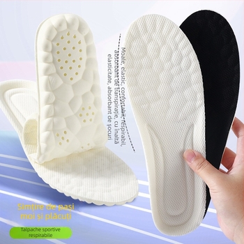 Talpă pentru încălțăminte – aerisită, cu amortizare înaltă, absorbție a transpirației și prevenire a mirosurilor, PU material, model imprimat, unisex, personalizabil