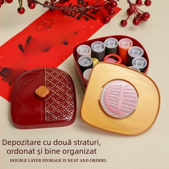 Cutie broderie pentru mireasă – plastic, ambalaj cadou, alte accesorii de nuntă, pentru nuntă