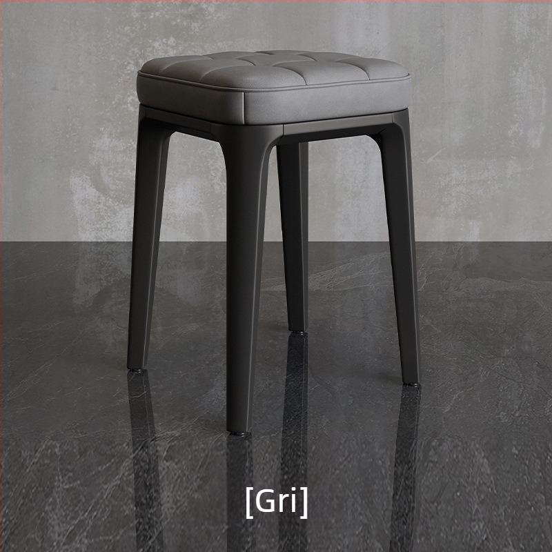 Doyimi Home 2600RBCD scaun din plastic – Stackable, îngroșat, cu tapițerie moale, design modern minimalist