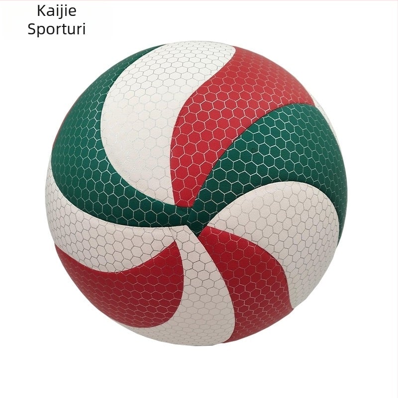 minge de volei pentru antrenamente în sală - piele PU, cusătură cu adeziv, model 2025-1, imprimare logo personalizat, prelucrare la comandă