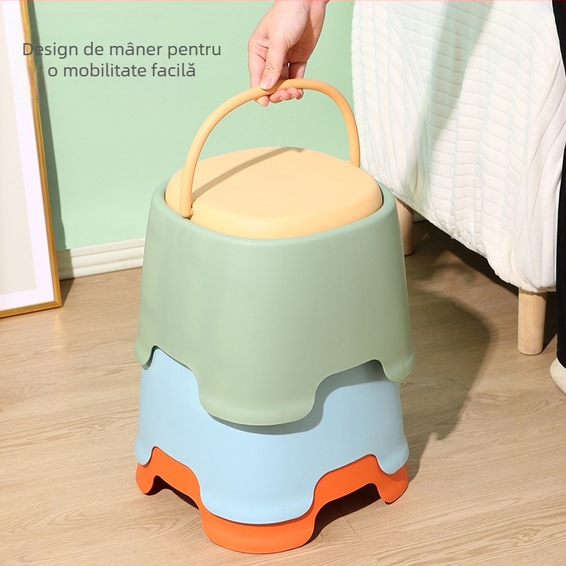 Taburet plastic Rongxing, PP; origine Jieyang, Guangdong; nepliabil