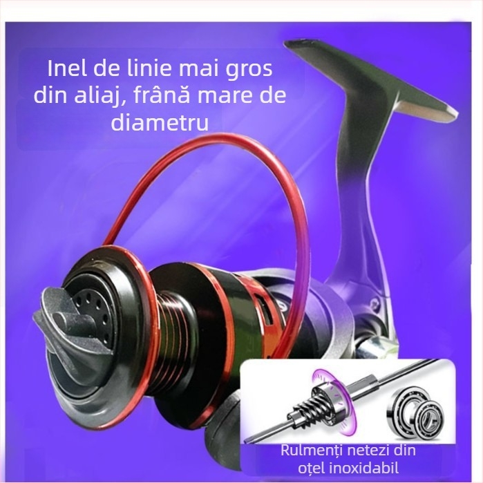 Mulinetă de spinning ANOVA, pachet de 60 bucăți, echipament de pescuit
