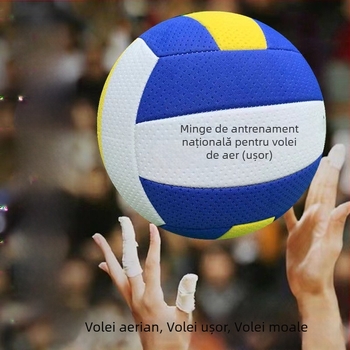 No.5 Volei de plajă moale EVA pentru antrenament la examenul de admitere pentru elevi, cusut cu mașina, logo personalizabil