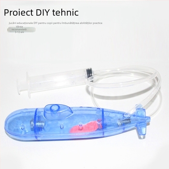 Set de Știință Submarin: Jucărie educațională electrică DIY pentru vârste 7–14, material PP, multifuncțional