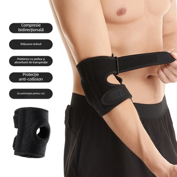 Shiwei Protecții pentru cot din nylon pentru adulți, ideale pentru badminton