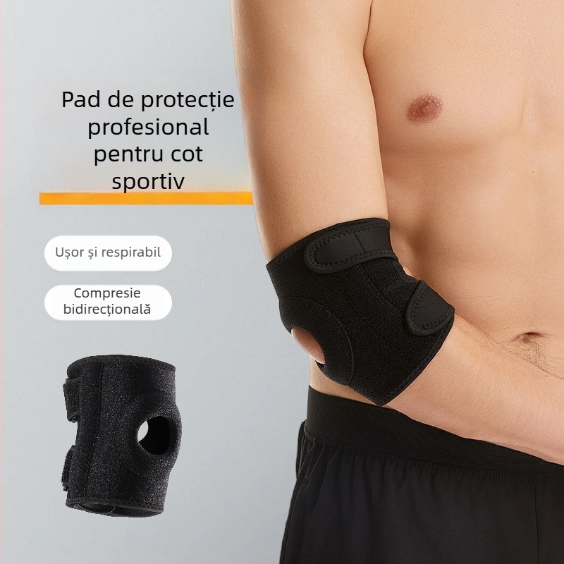Shiwei Protecții pentru cot din nylon pentru adulți, ideale pentru badminton