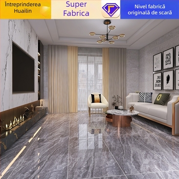 Plăci ceramice pentru pereți interiori, cu suprafață antiderapantă, model piatră, luciu glazurat, pentru baie, stil lux ușor