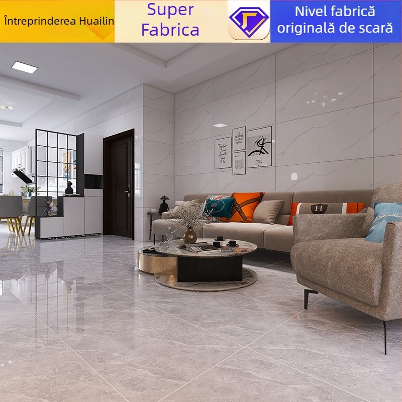 Plăci ceramice pentru pereți interiori, cu suprafață antiderapantă, model piatră, luciu glazurat, pentru baie, stil lux ușor