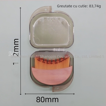 Pensulă de machiaj cu peri din nailon, mâner din plastic – cutie de ambalaj, set de 1 bucată