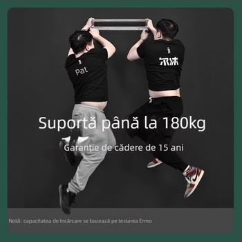 Suport de prosoape din Space aluminum montat pe perete, montare fără găuri, disponibil în design cu un singur rând sau dublu, capacitate de încărcare aproximativ 60 kg