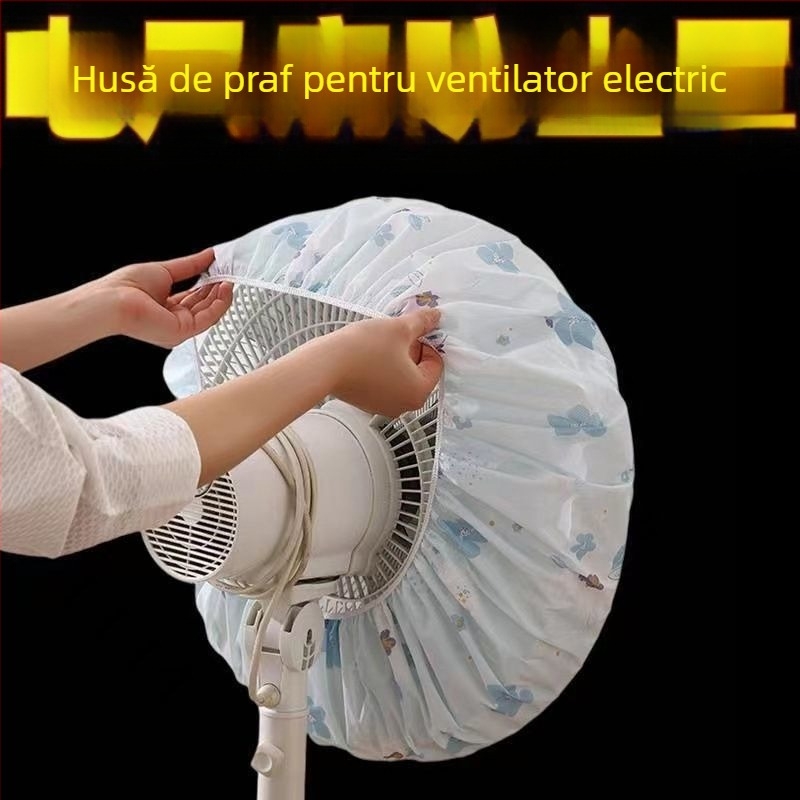 Capac de praf din materiale nețesute pentru ventilatoare electrice casnice – acoperire universală integrală, formă geometrică, protecție împotriva prafului