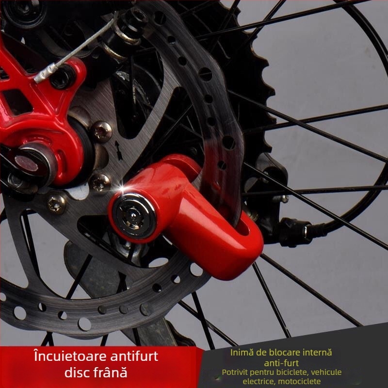 DEROACE/Dilushi încuietoare pentru vehicule electrice cu alarmă anti-furt, model 1, cod produs 0088, stil american