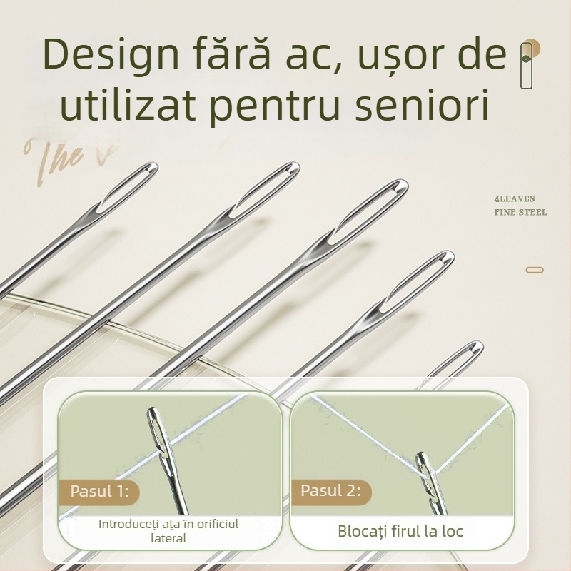 Set de cusut manual, 150 de piese, greutate brută 0,5 kg, stil light luxury