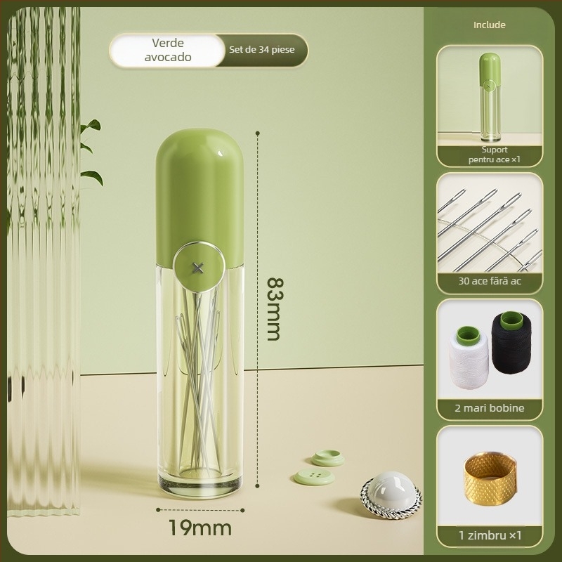 Set de cusut manual, 150 de piese, greutate brută 0,5 kg, stil light luxury