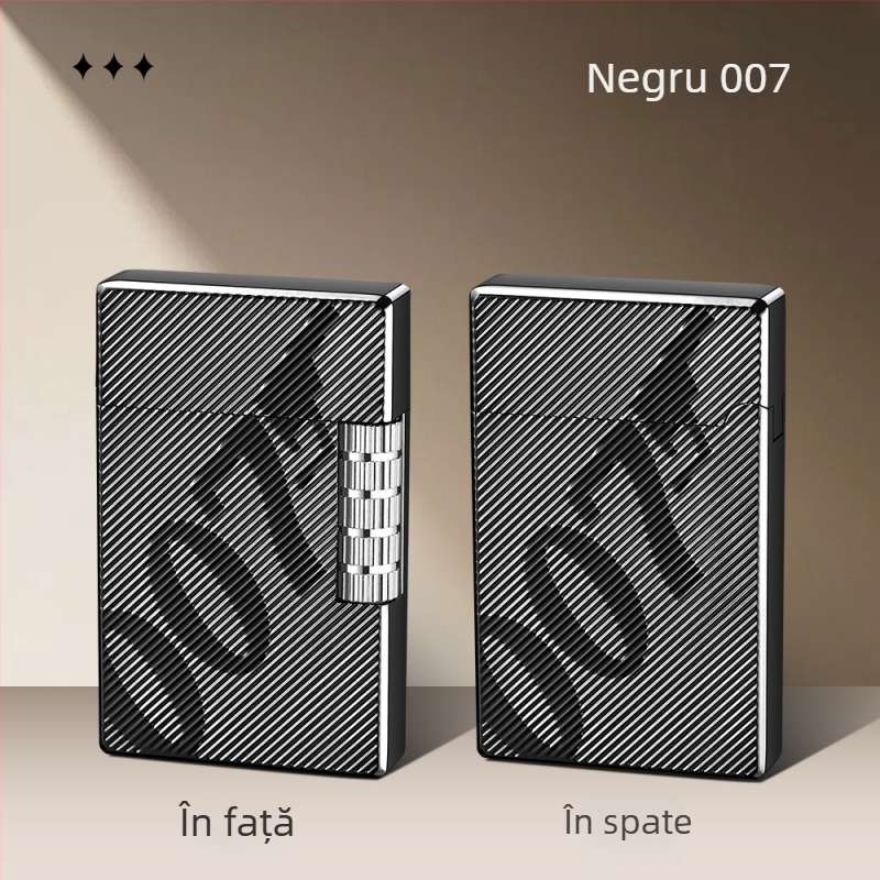 Brichetă metalică cu butan, reutilizabilă, stil minimalist japonez; cadou pentru nuntă, ziua de naștere, festival