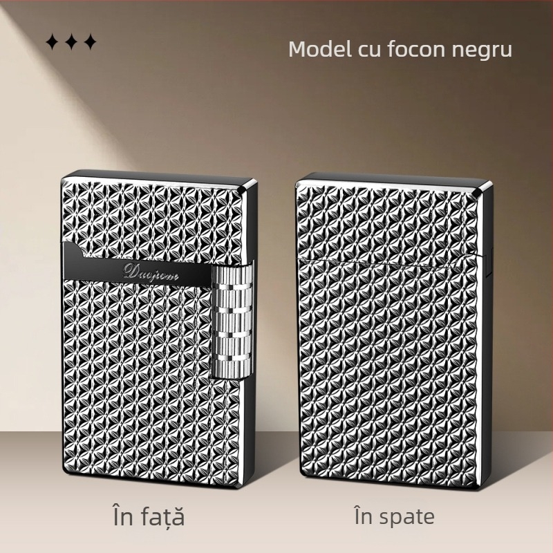 Brichetă metalică cu butan, reutilizabilă, stil minimalist japonez; cadou pentru nuntă, ziua de naștere, festival