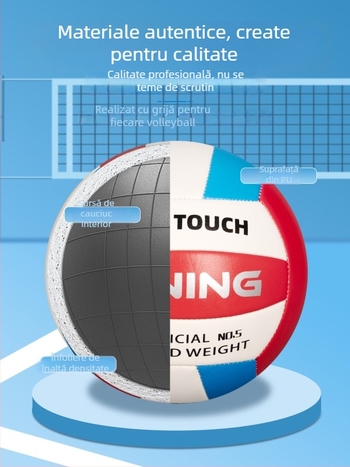 Volei de antrenament în interior Li-Ning, PU, cusut la mașină, 5#, model YVQV011