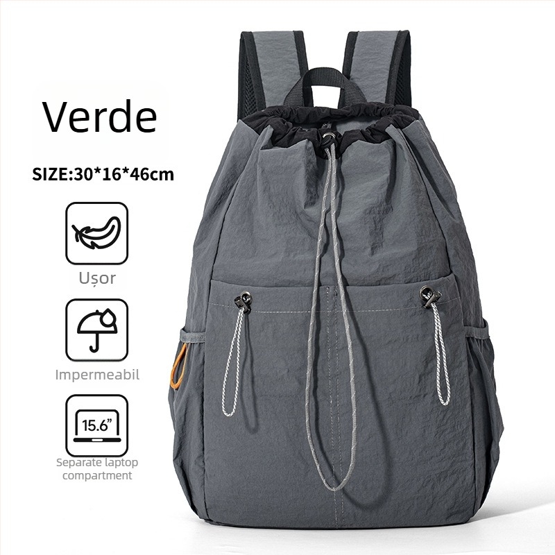 Rucsac sport Sherlock cu material impermeabil, uscare rapidă, bretea de umăr curbată, căptușeală Oxford