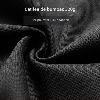 Jachetă de exterior pentru bărbați, cu guler înalt, mâneci lungi, material poliester-spandeks 96/4, stil de relaxare, toamnă