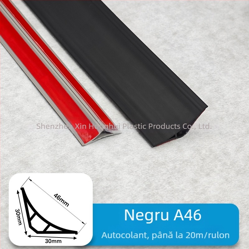 Profil de margine din PVC, autocolant, bandă decorativă pentru colț arcuit, rezistent la apă, abraziune, antistatice