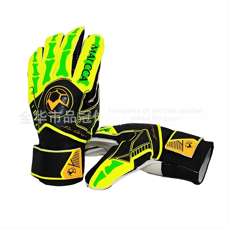 Pinguan Mănuși de Portar, Protecție pentru Degete, Latex Extra Gros, Antiderapante, Unisex pentru Fotbal (ST-848-4)