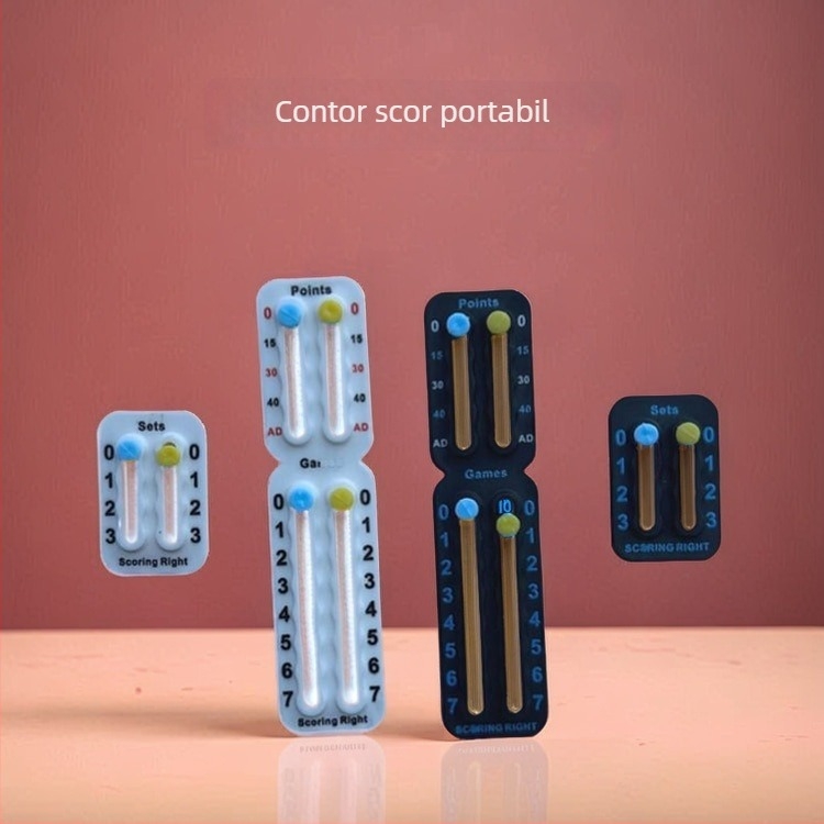 Scorportabil pentru tenis, ZARSIA, plastic ABS, 5 g, dispozitiv de înregistrare a scorului pentru tenis