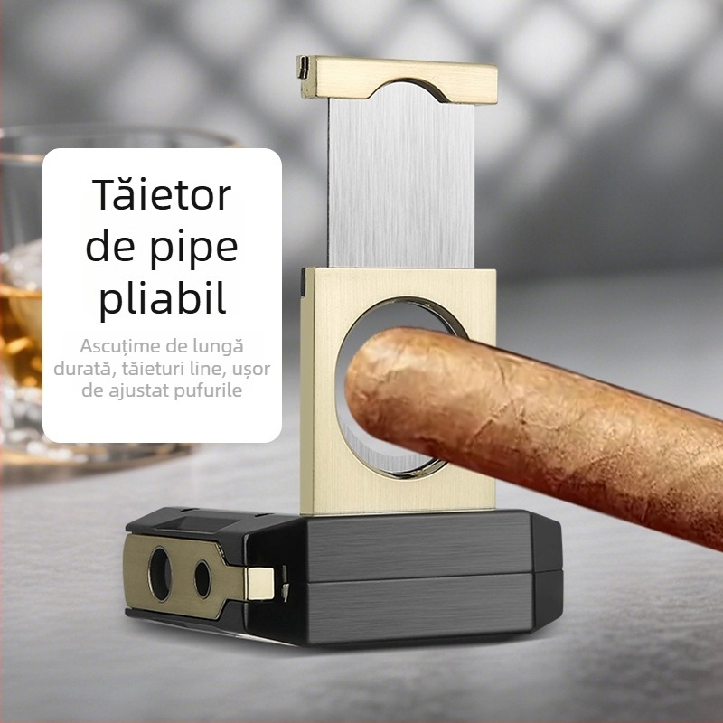 HONEST Foarfece pentru țigări cu arc în formă de V, metal, lucrate manual, personalizabile