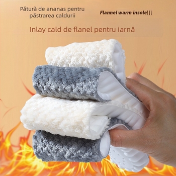 Tălpi PU - calde, absorbante de transpirație, amortizare la șocuri, masaj - talpă întreagă de iarnă, unisex