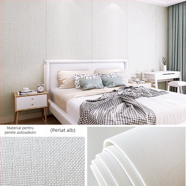 Acoperire de perete autoadezivă din spumă XPE – plăci 3D impermeabile, stil modern minimalist, 5+ bucăți, potrivite pentru living, dormitor, birou, sufragerie și hol