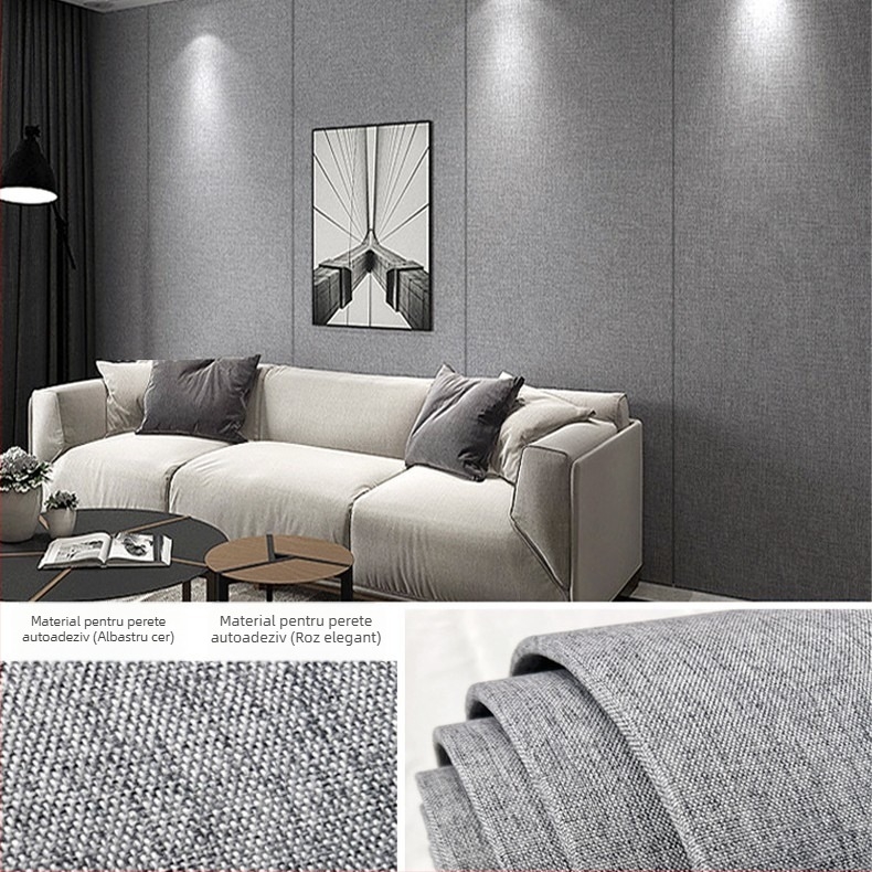 Acoperire de perete autoadezivă din spumă XPE – plăci 3D impermeabile, stil modern minimalist, 5+ bucăți, potrivite pentru living, dormitor, birou, sufragerie și hol