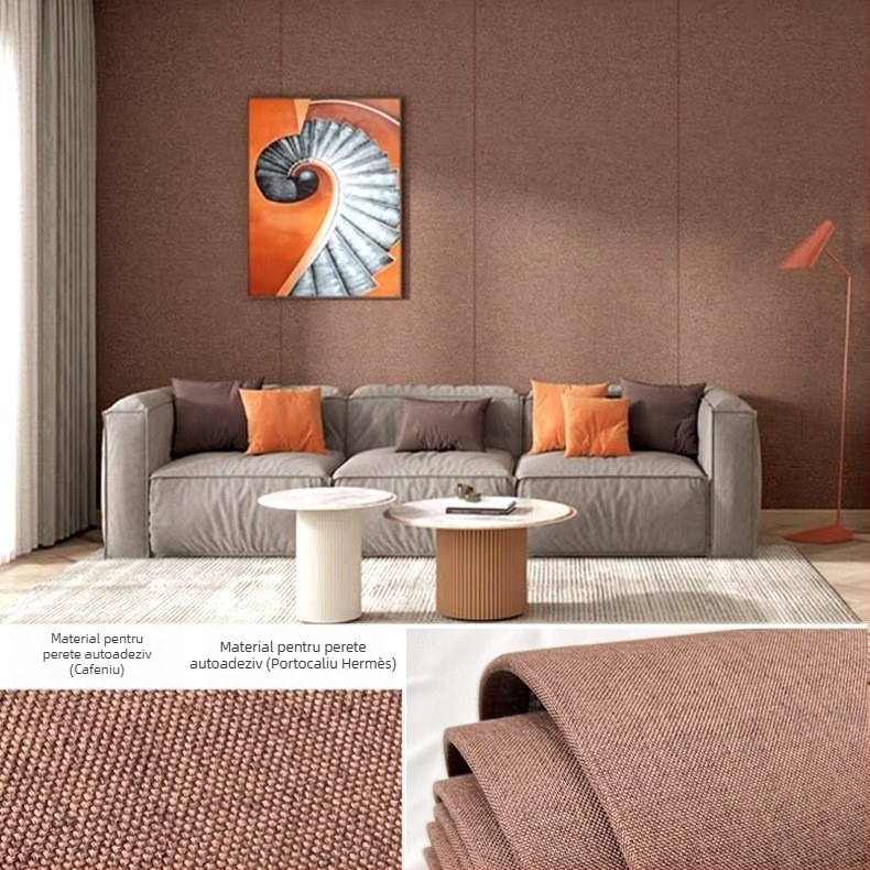 Acoperire de perete autoadezivă din spumă XPE – plăci 3D impermeabile, stil modern minimalist, 5+ bucăți, potrivite pentru living, dormitor, birou, sufragerie și hol