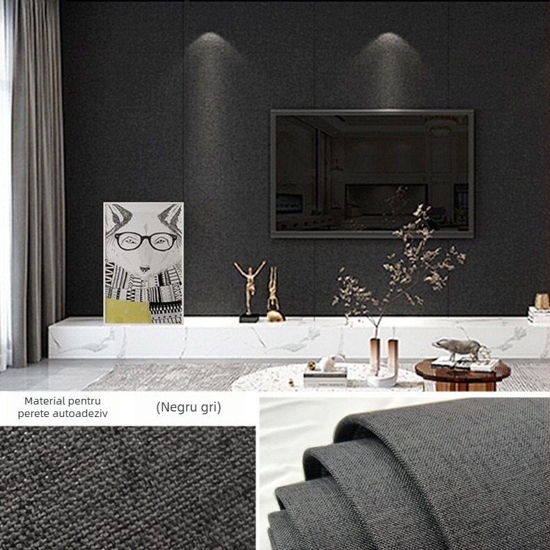 Acoperire de perete autoadezivă din spumă XPE – plăci 3D impermeabile, stil modern minimalist, 5+ bucăți, potrivite pentru living, dormitor, birou, sufragerie și hol