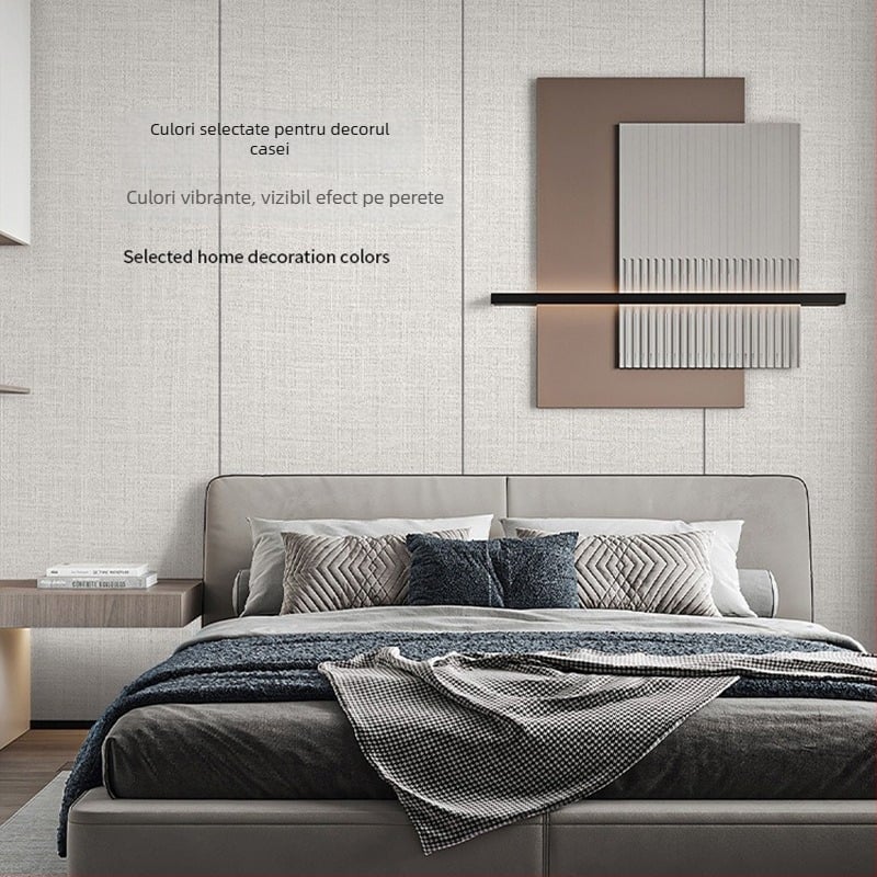 Acoperire de perete autoadezivă din spumă XPE – plăci 3D impermeabile, stil modern minimalist, 5+ bucăți, potrivite pentru living, dormitor, birou, sufragerie și hol
