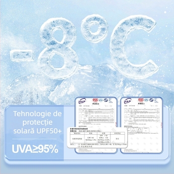 Umbrelă pliantă cu protecție UV UPF peste 50, cadru din aliaj cu 6 tijele, țesătură rezistentă la impact, deschidere și închidere manuală