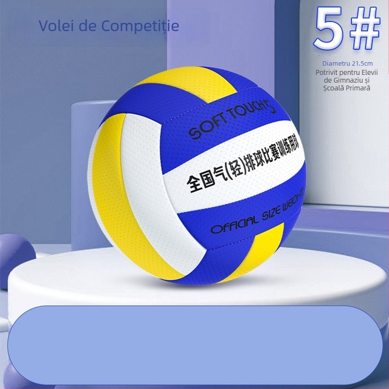 Volei de interior pentru antrenament, material PU, cusătură mecanică, Nr.5, Cod produs 000219