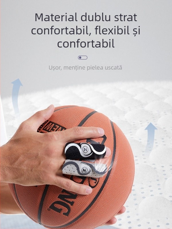 Tachini Protecție deget pentru baschet – material Lycra, potrivire universală
