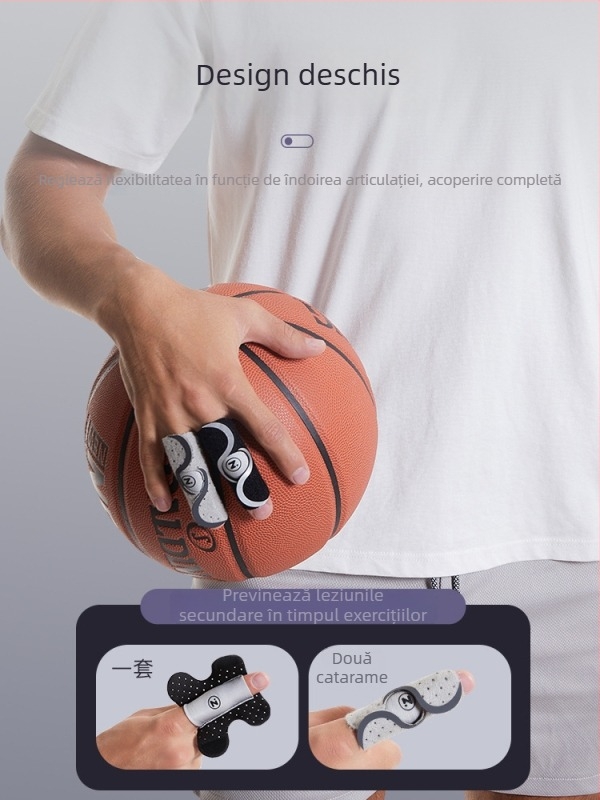 Tachini Protecție deget pentru baschet – material Lycra, potrivire universală